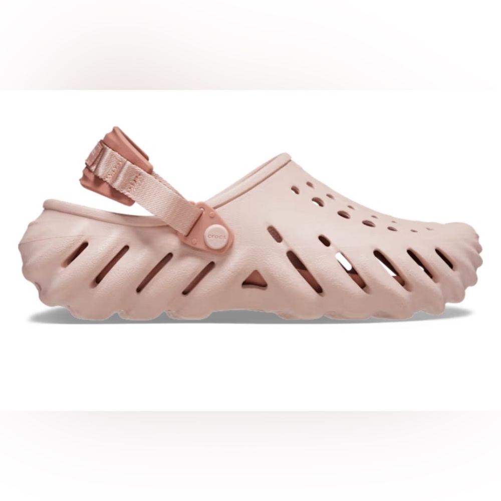 Brand new Echo crocks pink clay men’s size 10